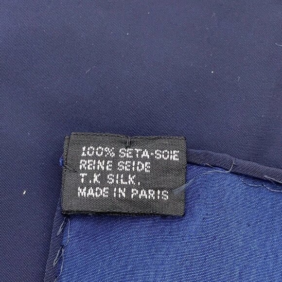 Auth Chanel Mademoiselle All-over Pattern Silk Scarf - Picture 14 of 15